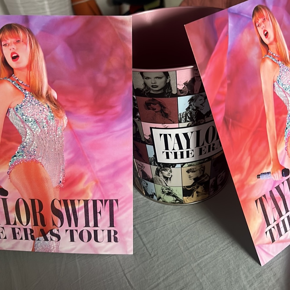 Eras tour movie Taylor swift bucket and posters